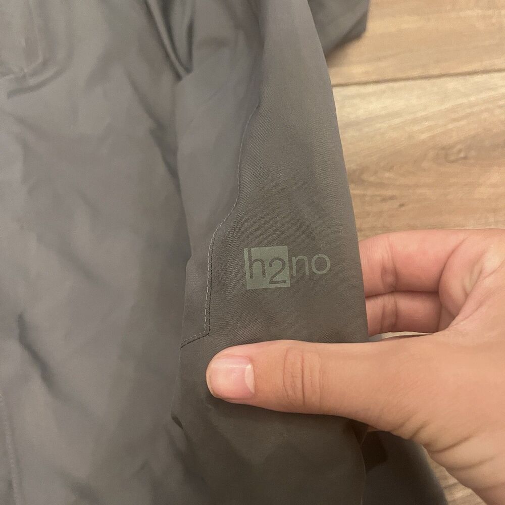 Patagonia Torrentshell H2NO Rain Shell Jacket Grey Hooded Full Zip Men's M READ - Picture 7 of 13